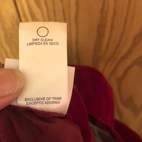 3T La Princess red velvet church wedding dress - Picture 7 of 7